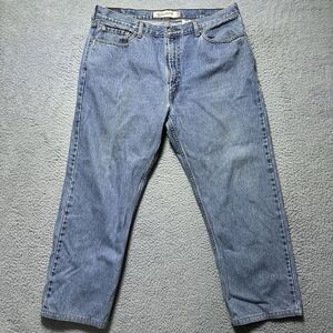 Vintage Levis 505 Jeans Mens 38 Waist Straight Leg Regular Fit 38x30 Blue Denim